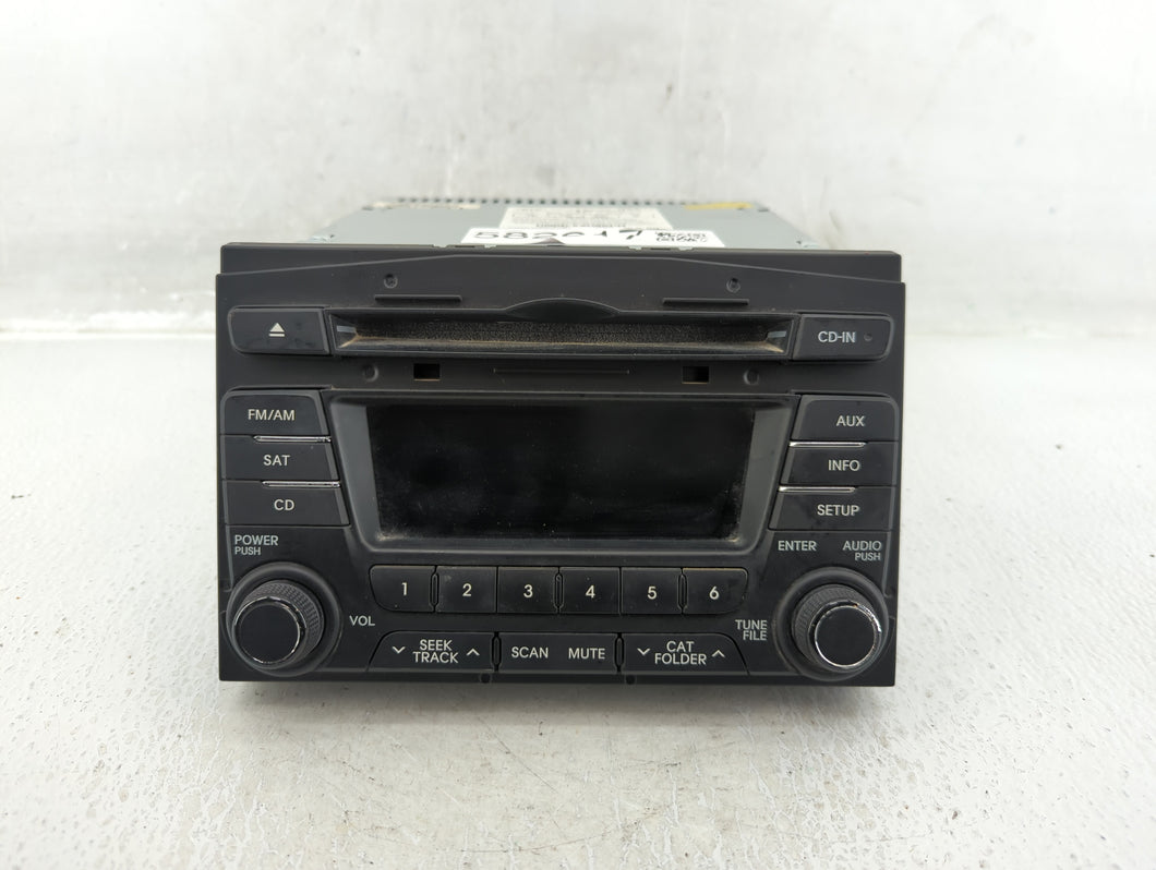 2011-2013 Kia Optima Radio AM FM Cd Player Receiver Replacement Fits 2011 2012 2013 OEM Used Auto Parts