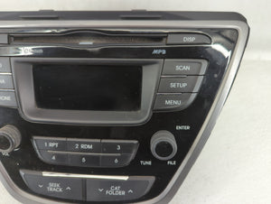 2013 Hyundai Elantra Radio AM FM Cd Player Receiver Replacement P/N:96170-3X165RA5 Fits OEM Used Auto Parts