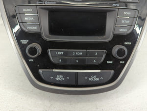 2013 Hyundai Elantra Radio AM FM Cd Player Receiver Replacement P/N:96170-3X165RA5 Fits OEM Used Auto Parts