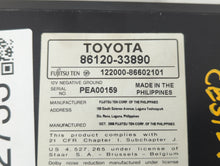 2007-2009 Toyota Camry Radio AM FM Cd Player Receiver Replacement P/N:86120-33890 Fits 2007 2008 2009 OEM Used Auto Parts