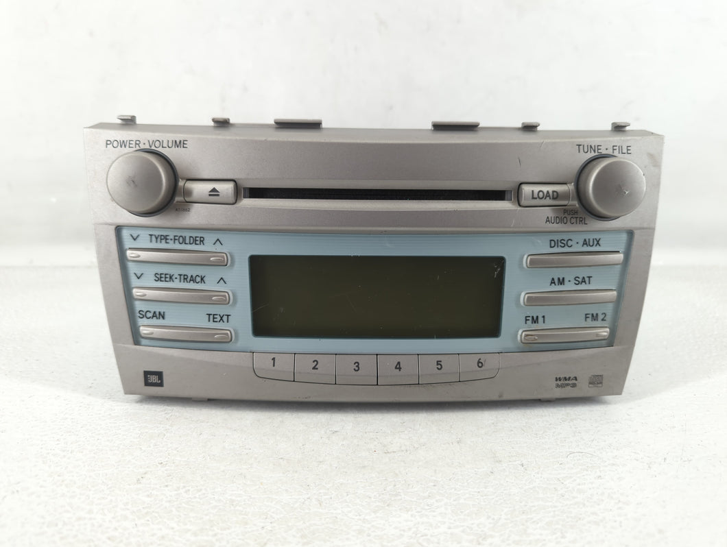 2007-2009 Toyota Camry Radio AM FM Cd Player Receiver Replacement P/N:86120-06191 Fits 2007 2008 2009 OEM Used Auto Parts