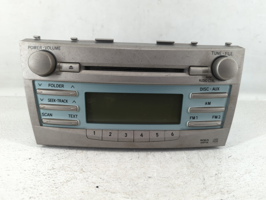 2007-2009 Toyota Camry Radio AM FM Cd Player Receiver Replacement P/N:86120-06181 Fits 2007 2008 2009 OEM Used Auto Parts