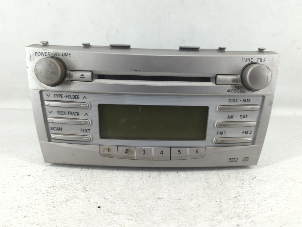 2010-2011 Toyota Camry Radio AM FM Cd Player Receiver Replacement P/N:86120-06480 Fits 2010 2011 OEM Used Auto Parts