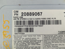 2010-2012 Cadillac Srx Radio AM FM Cd Player Receiver Replacement P/N:20889067 Fits 2010 2011 2012 OEM Used Auto Parts