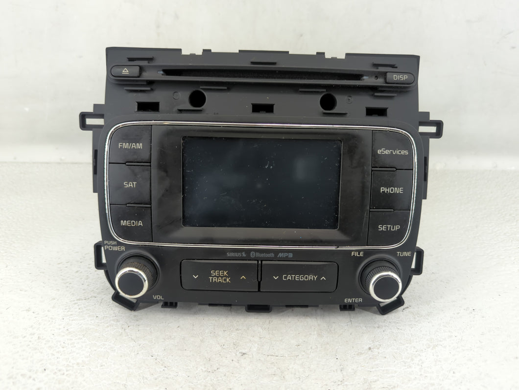 2014-2016 Kia Forte Radio AM FM Cd Player Receiver Replacement P/N:96160-A7100WK Fits 2014 2015 2016 OEM Used Auto Parts