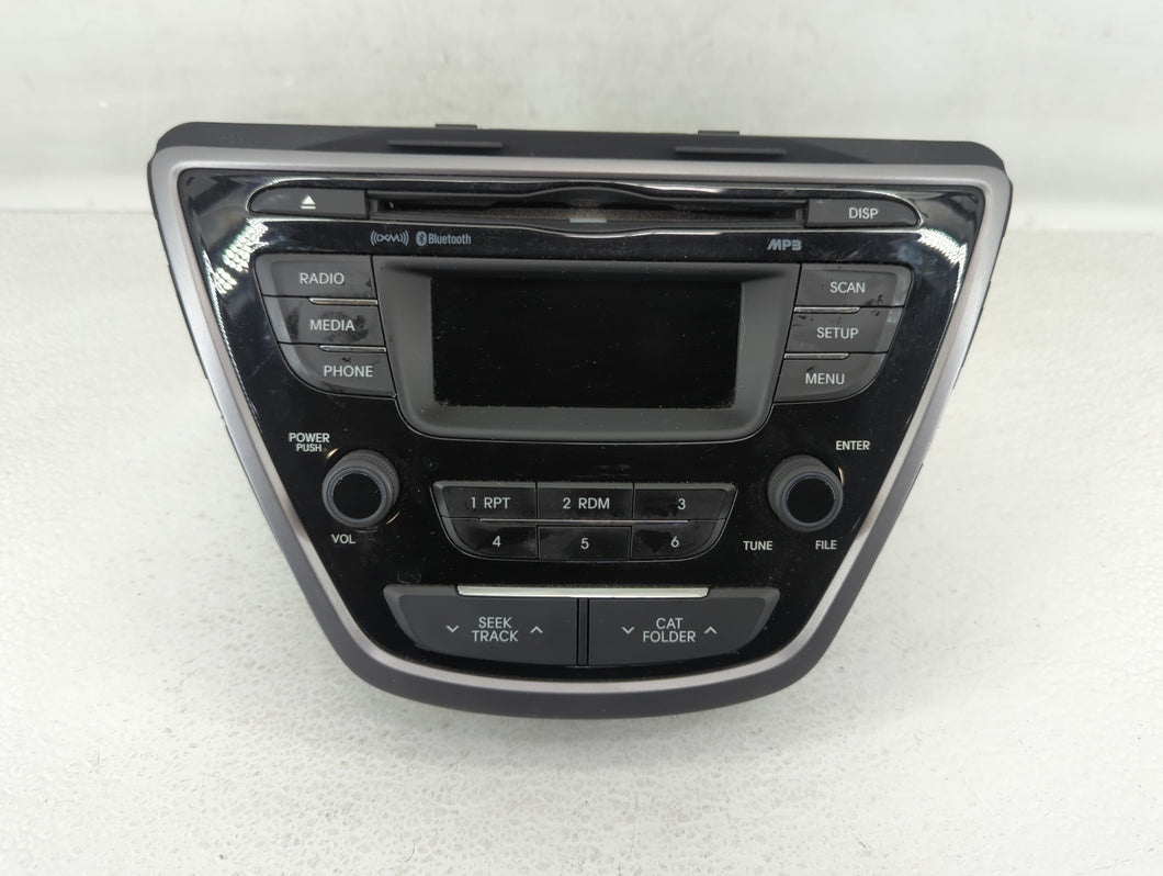 2013 Hyundai Elantra Radio AM FM Cd Player Receiver Replacement P/N:96170-3X165RA5 Fits OEM Used Auto Parts