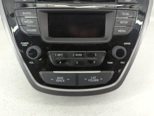 2013 Hyundai Elantra Radio AM FM Cd Player Receiver Replacement P/N:96170-3X165RA5 Fits OEM Used Auto Parts