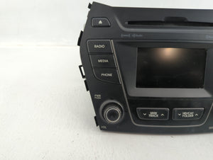 2013-2016 Hyundai Santa Fe Radio AM FM Cd Player Receiver Replacement P/N:96180-B89514X Fits 2013 2014 2015 2016 OEM Used Auto Parts