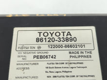 2007-2009 Toyota Camry Radio AM FM Cd Player Receiver Replacement P/N:86120-33890 Fits 2007 2008 2009 OEM Used Auto Parts