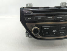 2013-2015 Hyundai Genesis Radio AM FM Cd Player Receiver Replacement P/N:96560-2M760YHG Fits 2013 2014 2015 OEM Used Auto Parts