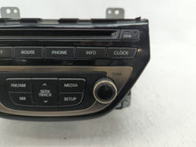 2013-2015 Hyundai Genesis Radio AM FM Cd Player Receiver Replacement P/N:96560-2M760YHG Fits 2013 2014 2015 OEM Used Auto Parts