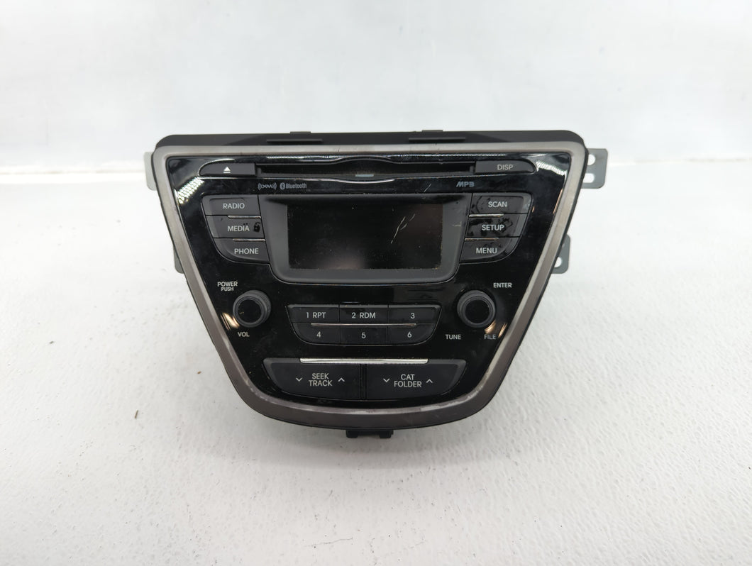 2013 Hyundai Elantra Radio AM FM Cd Player Receiver Replacement P/N:96170-3X165RA5 Fits OEM Used Auto Parts