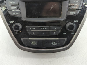 2013 Hyundai Elantra Radio AM FM Cd Player Receiver Replacement P/N:96170-3X165RA5 Fits OEM Used Auto Parts