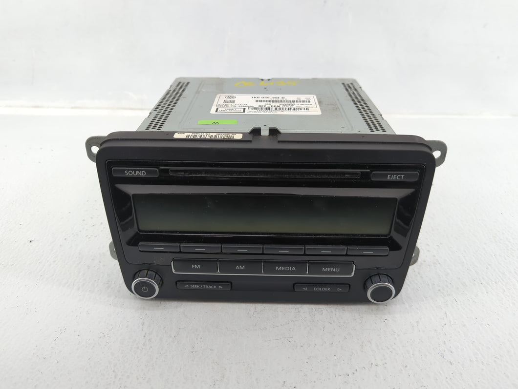 2012-2015 Volkswagen Passat Radio AM FM Cd Player Receiver Replacement P/N:1KO 035 164 D Fits 2011 2012 2013 2014 2015 2016 OEM Used Auto Parts