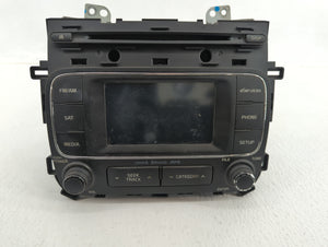 2014-2016 Kia Forte Radio AM FM Cd Player Receiver Replacement P/N:96160-A7100WK Fits 2014 2015 2016 OEM Used Auto Parts