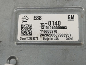 2020-2022 Chevrolet Equinox PCM Engine Control Computer ECU ECM PCU OEM P/N:12710140 Fits Fits 2020 2021 2022 OEM Used Auto Parts