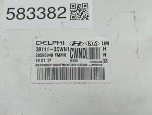 2016-2018 Kia Sorento PCM Engine Control Computer ECU ECM PCU OEM P/N:39111-3CWN1 Fits Fits 2016 2017 2018 OEM Used Auto Parts