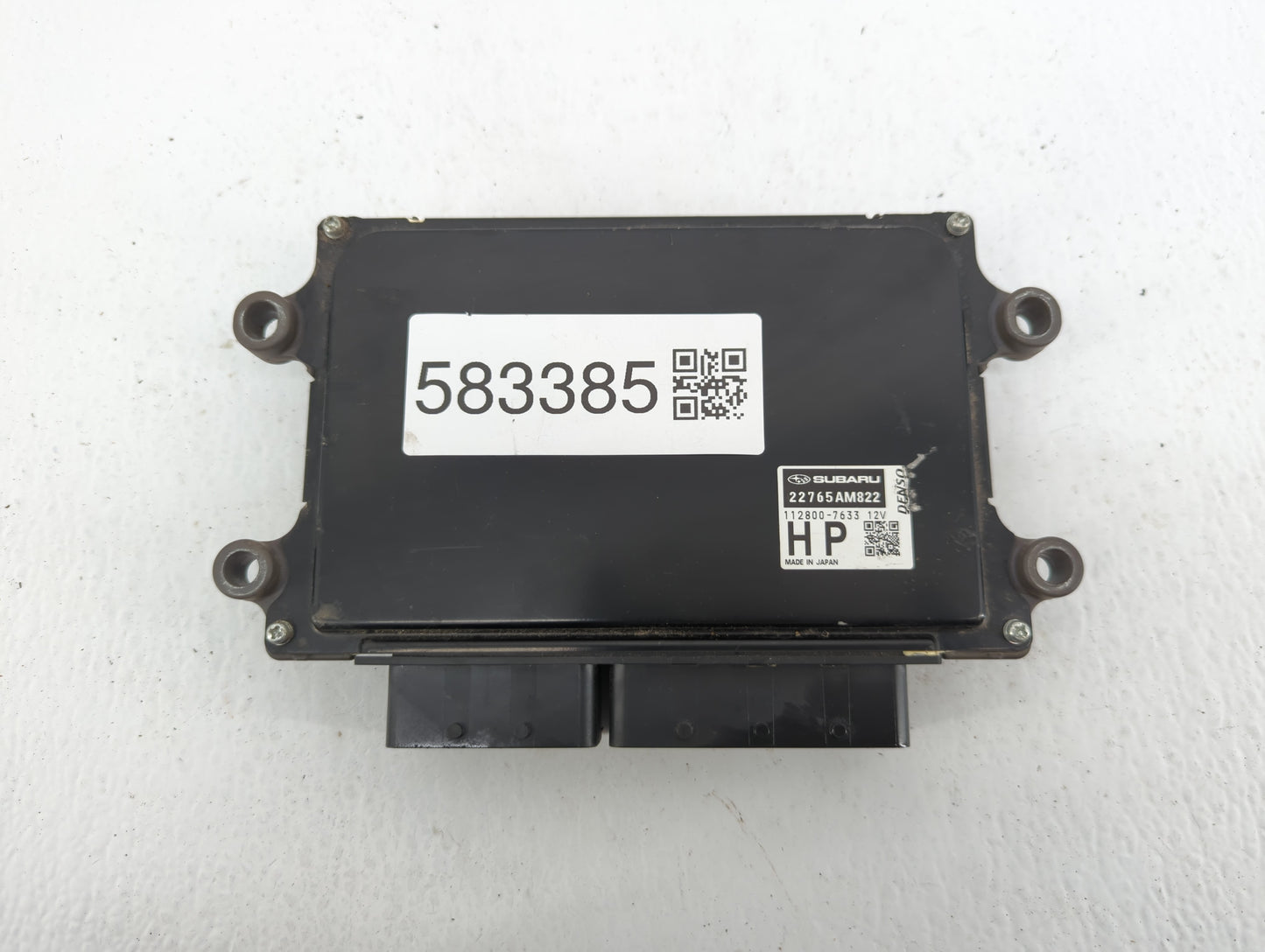 2019 Subaru Xv PCM Engine Control Computer ECU ECM PCU OEM P/N:112800-7633 22765AM822 Fits OEM Used Auto Parts - Oemusedautoparts1.com