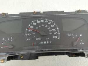 2001-2002 Lincoln Town Car Instrument Cluster Speedometer Gauges P/N:1W1F_10849-AB 2001 FN145 HEC Fits 2001 2002 OEM Used Auto Parts