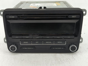 2014 Volkswagen Jetta Radio AM FM Cd Player Receiver Replacement P/N:1K0 035 164 F Fits 2013 2015 OEM Used Auto Parts