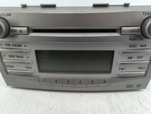 2010-2011 Toyota Camry Radio AM FM Cd Player Receiver Replacement P/N:86120-06480 Fits 2010 2011 OEM Used Auto Parts