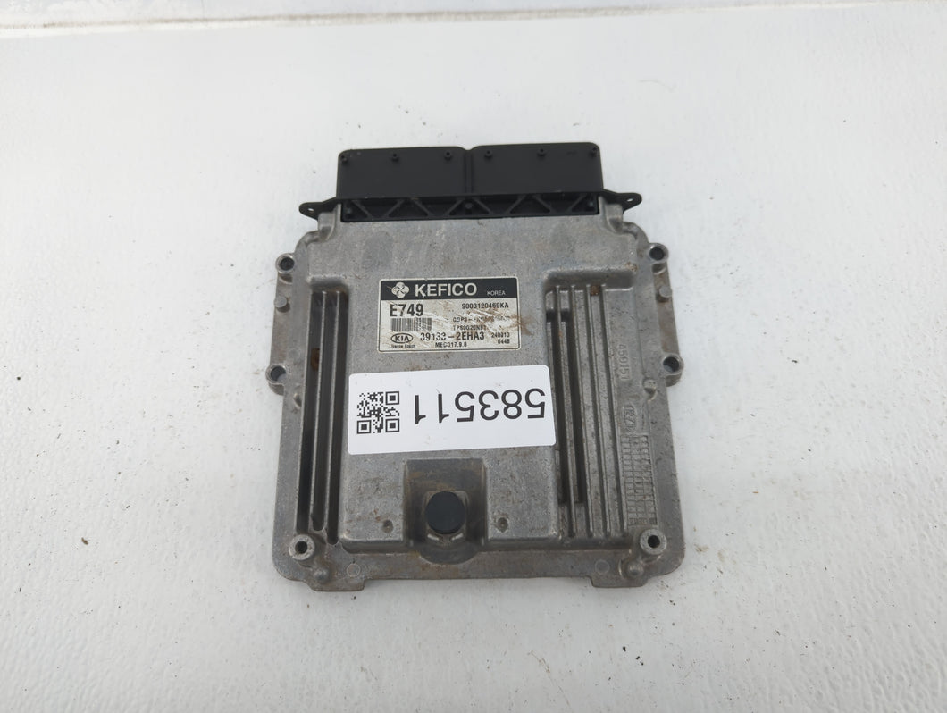 2015 Kia Soul PCM Engine Control Computer ECU ECM PCU OEM P/N:39131-2EHA3 Fits OEM Used Auto Parts