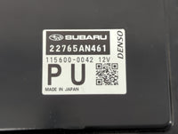 2020 Subaru Forester PCM Engine Control Computer ECU ECM PCU OEM P/N:115600-0042 22765AN461 Fits OEM Used Auto Parts - Oemusedautoparts1.com