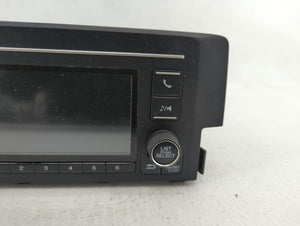 2016-2017 Honda Civic Radio AM FM Cd Player Receiver Replacement P/N:39100-TBA-A11 Fits 2016 2017 OEM Used Auto Parts