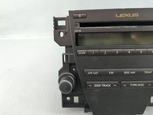 2007-2009 Lexus Es350 Radio AM FM Cd Player Receiver Replacement P/N:86120-33720 Fits 2007 2008 2009 OEM Used Auto Parts