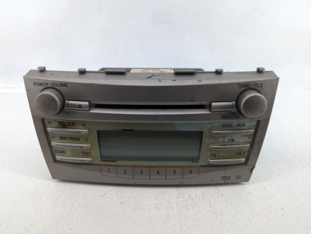 2007-2009 Toyota Camry Radio AM FM Cd Player Receiver Replacement P/N:86120-06180 Fits 2007 2008 2009 OEM Used Auto Parts