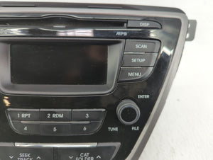 2013 Hyundai Elantra Radio AM FM Cd Player Receiver Replacement P/N:96170-3X165RA5 Fits OEM Used Auto Parts