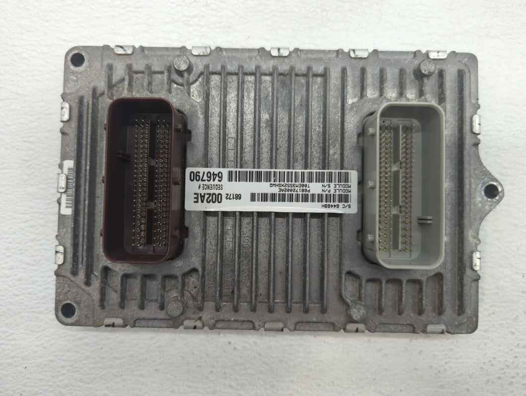 2014 Jeep Cherokee PCM Engine Control Computer ECU ECM PCU OEM P/N:P05150790AC Fits OEM Used Auto Parts