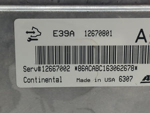 2017 Chevrolet Equinox PCM Engine Control Computer ECU ECM PCU OEM P/N:12667189 Fits Fits 2018 2019 2020 OEM Used Auto Parts