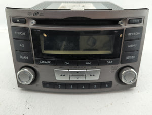 2012-2014 Subaru Legacy Radio AM FM Cd Player Receiver Replacement P/N:86201AJ61A Fits 2012 2013 2014 OEM Used Auto Parts