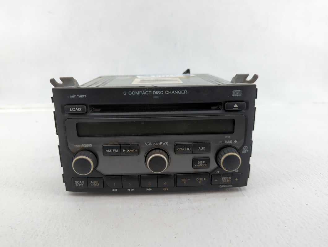 2006-2008 Honda Pilot Radio AM FM Cd Player Receiver Replacement P/N:39100-STW-A210 Fits 2006 2007 2008 OEM Used Auto Parts