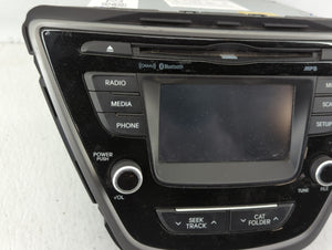 2014-2016 Hyundai Elantra Radio AM FM Cd Player Receiver Replacement P/N:96180-3X165GU Fits 2014 2015 2016 OEM Used Auto Parts