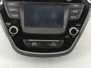 2014-2016 Hyundai Elantra Radio AM FM Cd Player Receiver Replacement P/N:96180-3X165GU Fits 2014 2015 2016 OEM Used Auto Parts