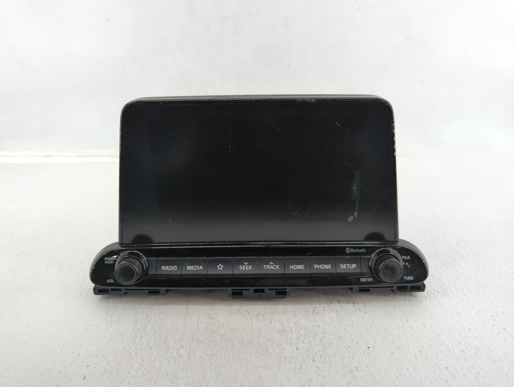 2019-2021 Kia Forte Radio AM FM Cd Player Receiver Replacement P/N:96160M7070WK Fits 2019 2020 2021 OEM Used Auto Parts