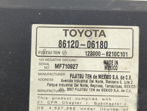 2007-2009 Toyota Camry Radio AM FM Cd Player Receiver Replacement P/N:86120-06180 Fits 2007 2008 2009 OEM Used Auto Parts