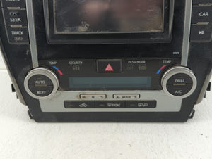 2013-2014 Toyota Camry Radio AM FM Cd Player Receiver Replacement P/N:86140-06011 Fits 2013 2014 OEM Used Auto Parts