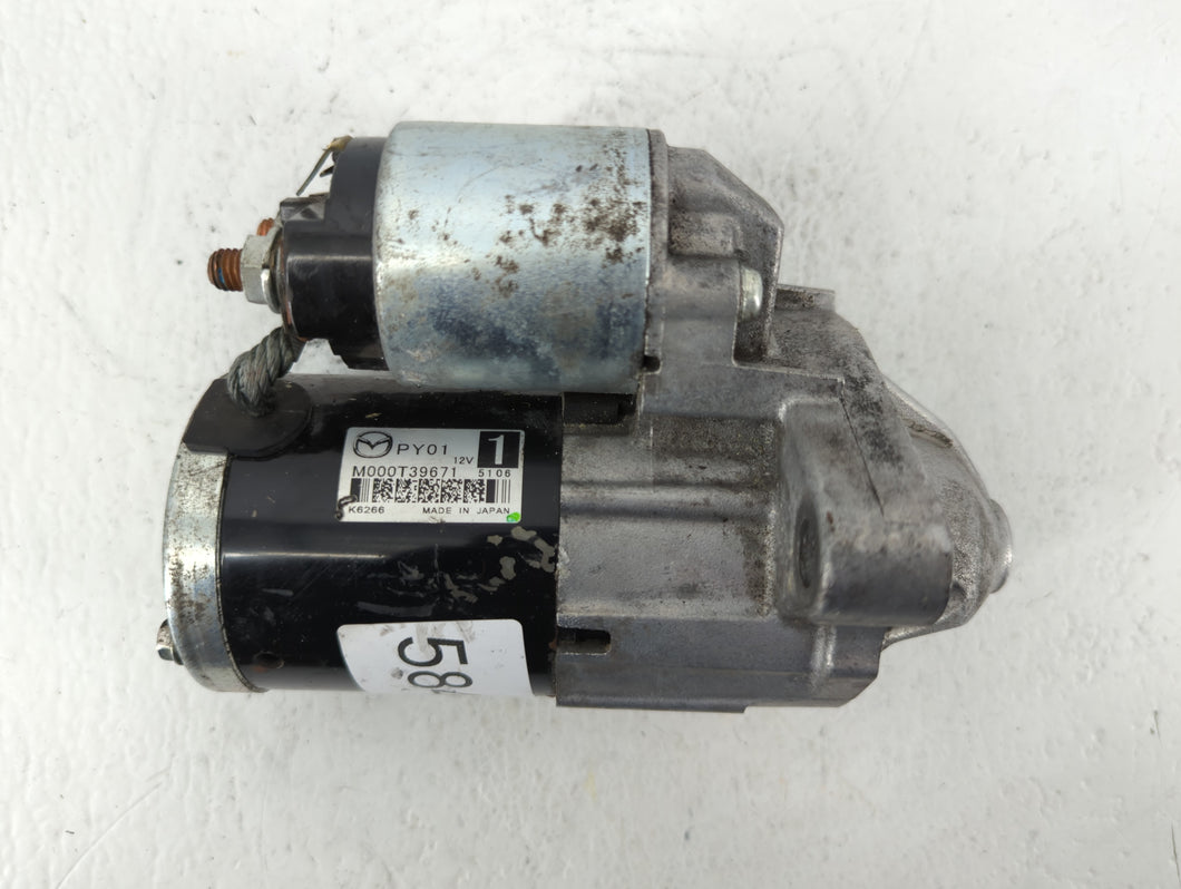 2014-2022 Mazda 3 Car Starter Motor Solenoid OEM P/N:M000T39671 PY01 Fits 2014 2015 2016 2017 2018 2019 2020 2021 2022 OEM Used Auto Parts