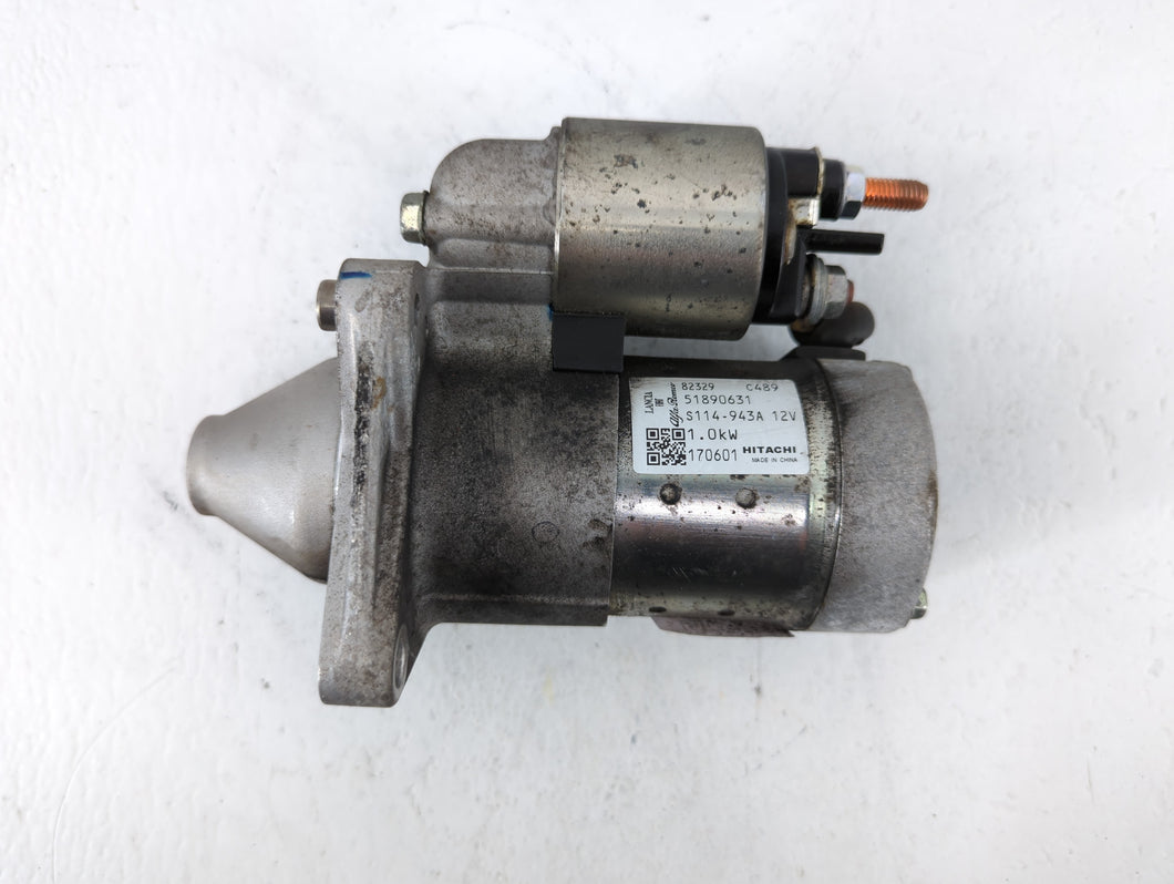 2018 Fiat 500l Car Starter Motor Solenoid OEM P/N:51890631 S114-943A Fits 2014 2015 2016 2017 OEM Used Auto Parts