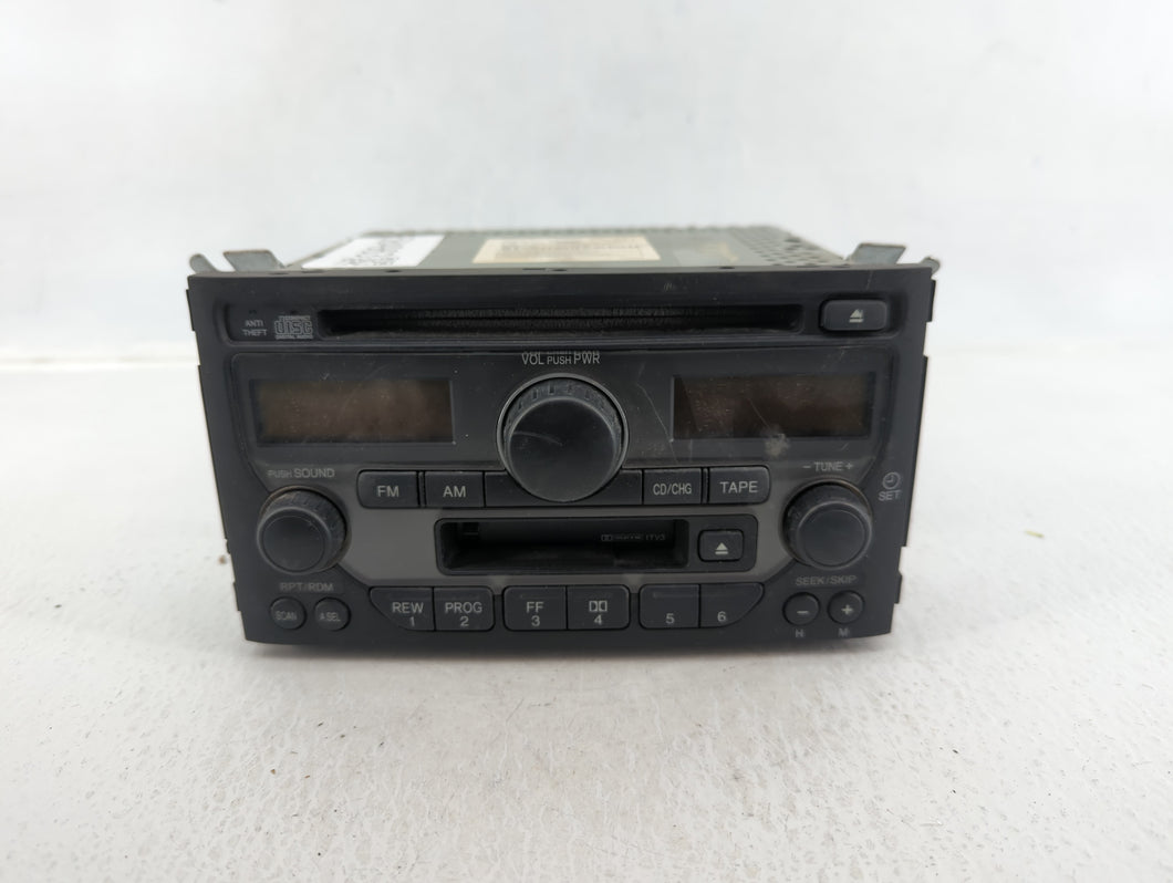 2003-2005 Honda Pilot Radio AM FM Cd Player Receiver Replacement P/N:39100-S9V-A120 Fits 2003 2004 2005 OEM Used Auto Parts