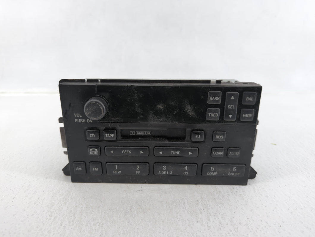 1998 Lincoln Continental Radio AM FM Cd Player Receiver Replacement P/N:F80F18C870AG F80F-18C870-AG Fits OEM Used Auto Parts