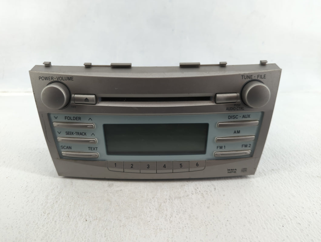 2007-2009 Toyota Camry Radio AM FM Cd Player Receiver Replacement P/N:86120-06180 Fits 2007 2008 2009 OEM Used Auto Parts