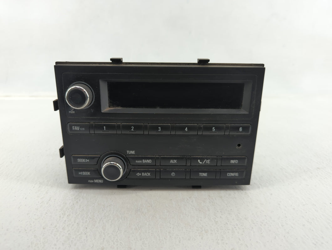 2012 Chevrolet Sonic Radio AM FM Cd Player Receiver Replacement P/N:95179018 Fits OEM Used Auto Parts