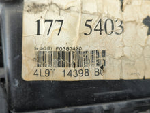 2002-2010 Mercury Mountaineer Fusebox Fuse Box Panel Relay Module P/N:F0387420 4L9T 14398 B Fits OEM Used Auto Parts