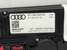 2009-2012 Audi A4 Climate Control Module Temperature AC/Heater Replacement P/N:8T1 820 043 AK Fits 2008 2009 2010 2011 2012 2013 OEM Used Auto Parts