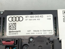 2009-2012 Audi A4 Climate Control Module Temperature AC/Heater Replacement P/N:8T1 820 043 AQ Fits 2008 2009 2010 2011 2012 2013 OEM Used Auto Parts