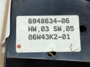 2007-2012 Bmw 328i Master Power Window Switch Replacement Driver Side Left P/N:6948634-06 Fits 2006 2007 2008 2009 2010 2011 2012 OEM Used Auto Parts